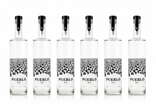 Gin Pueblo Contemporary Gin — Caja 6 × 750ml